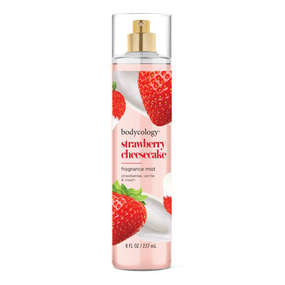 Picture of Bodycology Long-Lasting Fragrance Body Mist, Strawberry Cheesecake, 8 fl oz