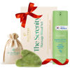Picture of PLANTIFIQUE Massage Ritual Set: Premium Certified Jade Gua Sha + Jojoba Oil & AHA Serum Skin Care Set, Birthday Gifts for Women, Teens, Mom, Brides
