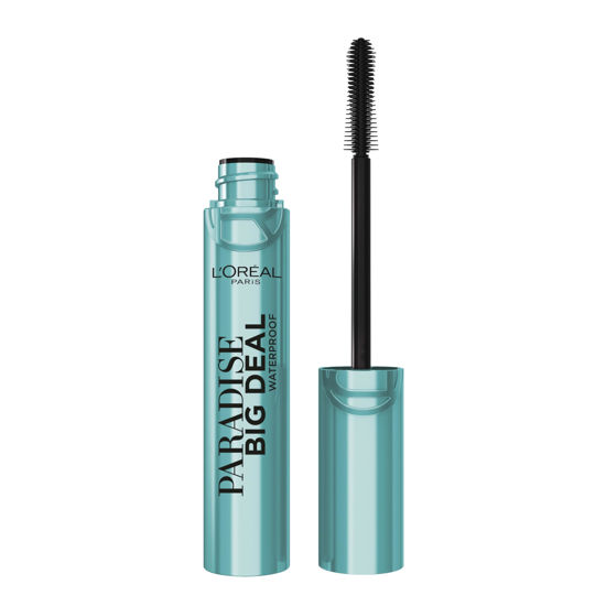 Picture of L’Oréal Paris Paradise Big Deal Waterproof Mascara, Volumizing and Lengthening Mascara, Buildable, Clump Resistant, Black Mascara, 0.33 Fl Oz
