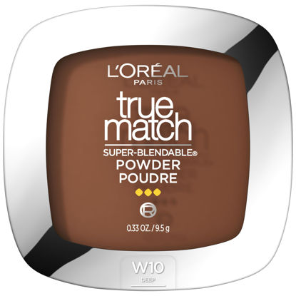 Picture of L’Oréal Paris True Match Super Blendable Oil Free Powder Foundation, W10 Deep, 0.33 oz