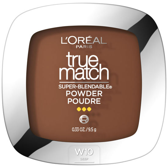 Picture of L’Oréal Paris True Match Super Blendable Oil Free Powder Foundation, W10 Deep, 0.33 oz