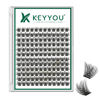 Picture of Lash Clusters 144pcs Individual Lashes D Curl 10mm Eyelash Clusters KEYYOU Air Touch Cluster Lashes Super Lightweight Soft Wispy Comfortable Easy DIY at Home(Air01-D-10mm)