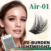 Picture of Lash Clusters 144pcs Individual Lashes D Curl 10mm Eyelash Clusters KEYYOU Air Touch Cluster Lashes Super Lightweight Soft Wispy Comfortable Easy DIY at Home(Air01-D-10mm)