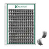 Picture of Lash Clusters 144pcs Individual Lashes D Curl 10mm Eyelash Clusters KEYYOU Air Touch Cluster Lashes Super Lightweight Soft Wispy Comfortable Easy DIY at Home(Air03-D-16mm)