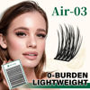 Picture of Lash Clusters 144pcs Individual Lashes D Curl 10mm Eyelash Clusters KEYYOU Air Touch Cluster Lashes Super Lightweight Soft Wispy Comfortable Easy DIY at Home(Air03-D-16mm)