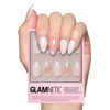 Picture of Glamnetic Press On Nails - Lovey Dovey | Short Almond Nails with Abstract Accents, Reusable Stick On Fake Nails with Glue | Love In Bloom Valentine’s Nails | 15 Sizes - 30 Nail Kit with Glue