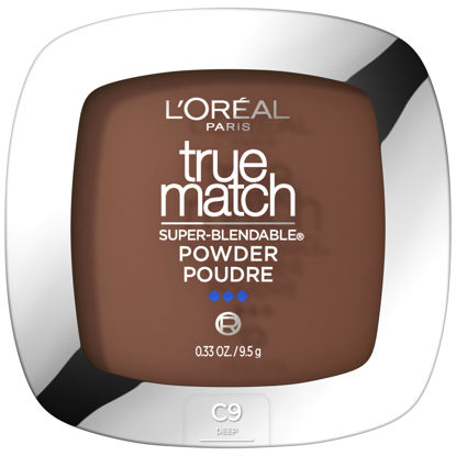 Picture of L’Oréal Paris True Match Super Blendable Oil Free Powder Foundation, C9 Deep, 0.33 oz