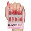 Picture of Glamnetic Press On Nails - Love Me | Red Short Almond Nails with Heart Accents, Reusable Stick On Fake Nails with Glue | Love In Bloom Valentine’s Nails | 15 Sizes - 30 Nail Kit with Glue