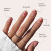 Picture of Glamnetic Press On Nails - Pretty Bloom | Short Squoval Nails with Flower Accents, Reusable Stick On Fake Nails with Glue | Love In Bloom Valentine’s Nails | 15 Sizes - 30 Nail Kit with Glue