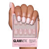 Picture of Glamnetic Press On Nails - Pinky Promise | Blush Short Squoval Nails, Reusable Stick On Fake Nails with Glue | Love In Bloom Valentine’s Nails | 15 Sizes - 30 Nail Kit with Glue