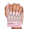 Picture of Glamnetic Press On Nails - Lace Blush | Medium Coffin Nails with Lace Detailing, Reusable Stick On Fake Nails with Glue | Love In Bloom Valentine’s Nails | 15 Sizes - 30 Nail Kit with Glue