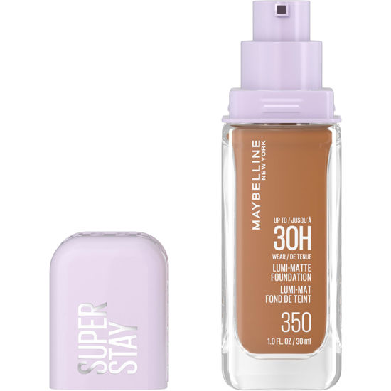 Picture of Maybelline Super Stay Lumi-Matte Foundation, Lightweight and Buildable Full Coverage Foundation Makeup For Up To 30HR Wear, 350, 1 Count