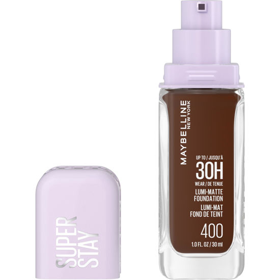 Picture of Maybelline Super Stay Lumi-Matte Foundation, Lightweight and Buildable Full Coverage Foundation Makeup For Up To 30HR Wear, 400, 1 Count