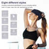 Picture of Headbands for Women Non Slip - Stylish Sports Hair Bands for Women's Hair - Soft Cotton Cloth Stretchy Headbands for Women for Yoga, Outdoor Exercise Running - 8 Pack