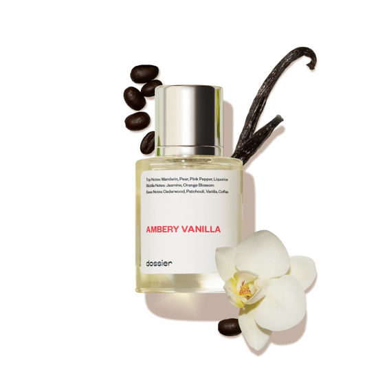 Picture of Dossier - Ambery Vanilla 3.4Oz (100ml) - Eau de Parfum - Inspired by Y S.L's B.lack O.pium - Long-lasting Fragrance - Feminine