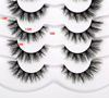 Picture of Pooplunch False Eyelashes Pre-Permed Curl Cat Eye Look Wispy Fluffy Natural Fake Eyelashes 8D Volume Faux Mink Lashs 7 Pairs Pack
