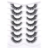 Picture of Pooplunch False Eyelashes Fluffy Cat Eye Look Wispy Fake Eyelashes Faux Mink Lashs 7 Pairs Pack