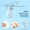 Picture of GAINWELL 100PCS Compressed Facial Sponges, Cleansing, for Personal Spa Esthetician Use, White
