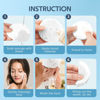 Picture of GAINWELL 100PCS Compressed Facial Sponges, Cleansing, for Personal Spa Esthetician Use, White