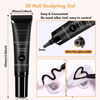 Picture of Makartt 3D Nail Gel Sculpting Gel Nail Art Glue for Craving, 15g Black Candy Molding Gel No Wipe Embossed Gel Polish Rhinestone Nails Charm Glue Decoration Manicure Designs (Noir)