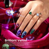 Picture of Beetles Cat Eye Gel Nail Polish Set 6 Colors, Glitter Red Shiny Brown Burgundy Purple Blue Green Magnetic Effect Sparkle Stunning Nail Gel Polish Gifts for Women, 2025 Limited Colors