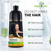 Picture of Herbishh Hair Color Shampoo - Magic Long-Lasting Hair Dye for Gray Hair Coloring in Minutes - 500 Ml - 3-In-1 Ammonia-Free Formula (Blue Black)