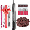 Picture of COSLUS Cordless Nail Drill Electric File: Professional for Acrylic Gel Dip Powder Nails Portable Nail Drill Machine Kit for Manicure Pedicure Nail Set with Everything Rechargeable Lightweight