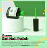 Picture of modelones Neon Green Gel Nail Polish, 1 Pcs 15 ML Bright Green Gel Polish Soak Off U V LED Nail Polish Nail Art Starter Manicure Salon DIY at Home