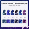 Picture of modelones Cat Eye Gel Nail Polish 6 Colors Black Blue Purple Glitter Gel Nail Polish Dark Blue Chameleon Sparkle Shimmer Gel polish with Magnet Soak Off Led Nail Art DIY Salon Gifts For Women Girl