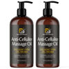 Picture of Anti-Cellulite Massage Oil, 2 Pack, Collagen and Stem Cell Skin Tightening Therapy for Women, 8 Fl Oz Each by M3 Naturals
