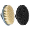 Picture of INNERNEED Food-Grade Soft Silicone Body Scrubber Shower Brush Handheld Cleansing Skin Brush, with PP Shower Brush for Exfoliating, Cellulite Treatment