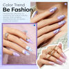 Picture of Modelones Gel Nail Polish Set 6 Colors Blue Pink Purple Glitter Gel Nail Polish Chameleon White Sparkle Shimmer Reflective Glitter Gel Polish Soak Off UV Spring Nail Art DIY Salon Gifts For Women Girl