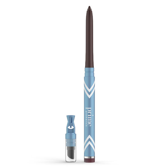 Picture of PRIME PROMETICS PrimeEyes Glide Eyeliner for Mature Women - Waterproof, Long-Stay and Mess-Proof - Gel Creme Texture, Discreet Sharpener and Effective Smudger (Mocha Shimmer)