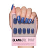 Picture of Glamnetic Press On Nails - Regal Blue | Opaque Dark, Moody Blue Short Round False Nails, Reusable Stick On Fake Nails with Glue | Salon Quality | 12 Sizes - 30 Nail Kit