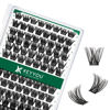 Picture of Lash Clusters 96pcs Individual Lashes C Curl 8-18MIX Eyelash Clusters KEYYOU Volume Wispy Lash Extension Soft&Comfortable Easy DIY at Home(Y01,C-8-18MIX)