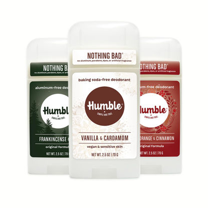 Picture of Humble Brands, Inc, Humble Brands Holiday Scents 3 Pack (Sweet Orange & Cinnamon, Frankincense & Fir, Vegan/Sensitive Vanilla & Cardamom)