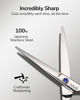 Picture of Hair Cutting Scissors, ULG Professional Hair Scissors 5.5 inch Right-Hand Razor Edge Barber Scissors Salon Hair Cutting Shears Made of Japanese Stainless Steel, Hand Sharpened Blue