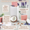 Picture of All Natural Soap For Women & Men | Lavender Soap | Handmade Soap | Natural Body Soap | Vegan Soap | Coconut Soap Bar | Chemical Free Natural Soap | Essential Oil Soap |Lavender Hand Soap (4-Pack)