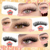 Picture of Cat Eye Lash Clusters Wispy Eyelash Clusters 30D+40D+50D Individual Lashes 400pcs Light & Right Cluster Eyelash Extensions D Curl Lash Extension 8-18mm Natural Lashes Clusters for Beginners