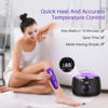 Picture of BLITZWAX Waxing Machine Hair Removal Suitable for Beginners in Any Part for Face, Arms, Legs and Bikini Line, Wax Pot with 16oz Capacity - Effortless and Quick Purple Digital Hard Wax Warmer at Home