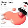 Picture of modelones Peach Gel Nail Polish, 15 ML Carly Coral Orange Color Gel Polish Fall Winter Halloween Nail Gel Polish Soak Off Led Nail Art Gel Manicure Salon DIY Gifts