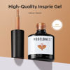 Picture of modelones Gel Nail Polish,15 ML Fall Brown Orange Gel Nail Polish Drawing Swirl Shell Thread Effect Gel Polish Soak Off Led Halloween Nail Gel Polish DIY Mani Gift for Women