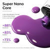 Picture of modelones Color Changing Black Purple Gel Nail Polish, 15 ML Black Dark Purple Mood Temperature Change Nail Polish Gel Soak Off Black Nail Art DIY Salon Manicure Holiday Gift for Girls Women