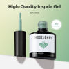 Picture of modelones Green Gel Nail Polish, 15 ML Sage Green Color Gel Polish Fall Winter Halloween Christmas Nail Gel Polish Soak Off Led Nail Art Gel Manicure Salon DIY Gifts