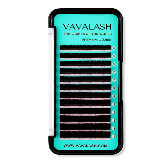 Picture of VAVALASH Eyelash Extensions 0.03-0.2 Thickness C CC D DD J B L M LD Curl 8-25mm,Lash Extension Tray,Soft Matte Premium Volume Classic Lash,Professional Lash Supplies for Lash Techs(0.2-C-8-14 Mix)