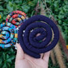 Picture of Spiral Lock Hair Tie Dreadlock Accessory Bendable Hair Ties for Women and Men Ponytail Holders Colorful Dreadlock Hair Tie Long Dreads Thick Curly Hair Holder (Navy Blue)