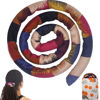 Picture of Spiral Lock Hair Tie Dreadlock Accessory Bendable Hair Ties for Women and Men Ponytail Holders Colorful Dreadlock Hair Tie Long Dreads Thick Curly Hair Holder (Mysterious)