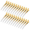 Picture of 24 Packs Duck Bill Clips, Bantoye 3.35 Inches Rustproof Metal Alligator Curl Clips with Holes for Hair Styling, Hair Coloring, Matte Gradient Gold