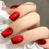 Picture of Born Pretty Cat Magnetic Eye Gel Nail Polish Ruby Red Holographic Glitter Shiny Sparkle Crystal Gel Nail Polish Magnetic Nail Polish Salon DIY at Home 15mL