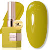 Picture of Double Rhythm 15ML Gel Nail Polish Pure Sheer Same Color Same Bottle Soak Off Gel Polish Art Manicure Salon DIY at Home Gifts for Girls Women (Avocado Green-A1461)